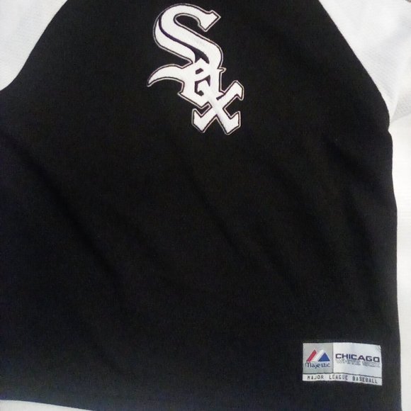 COPY - WHITE SOX MLB SHIRT JERSEY V-NECK KIDS SMALL LIKE NEW - Picture 4 of 4